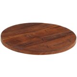 Stolna ploča Ø 50 x 3 8 cm okrugla od masivnog obnovljenog drva | shoptok.hr