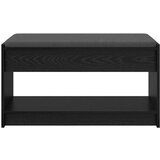  Klupa za hodnik s jastukom s policom Crni Hrast 83 x 38 x 45 cm - Crni hrast 83 cm | shoptok.hr