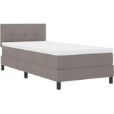  Krevet s opruga kutije Sivo-smeđa 90 x 200 cm tkanina | shoptok.hr