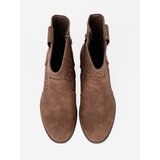 SEASTAR Openwork brown ankle boots | ePonuda.com
