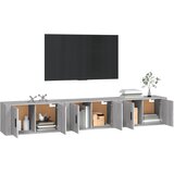  Zidni TV ormarići 3 kom boja sivog hrasta sonome 80x34,5x40 cm | shoptok.hr