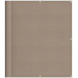 Balkonski zaslon smeđesivi 120x800 cm 100 % poliester Oxford | shoptok.hr