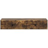 Stolna montirana na zid Dimljeni hrast 87,5 x 34,5 x 17 cm | shoptok.hr