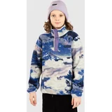 Helvetia II Printed Snap Kids Half-Zip Pulover iz flisa collgt nvy drmng / strmwth