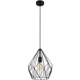 Eglo Črna viseča svetilka s kovinskim senčilom ø 31 cm CARLTON – | Shoptok.si