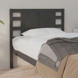  Uzglavlje sivo 106 x 4 x 100 cm od masivne borovine | shoptok.hr