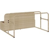  Plovak za pohranu uz bazen bež 110x100x57 cm poli ratan | Eponuda.com