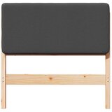 vidaXL tapecirani uzglavlje s uzglavljem smeđa i tamno siva 75 cm | shoptok.hr
