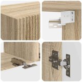  Set TV komoda Zidne 3 pcs Sonoma hrast Konstruirano drvo | shoptok.hr
