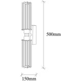 Opviq lights Crna/u zlatnoj boji zidna lampa ø 8 cm Fellini – | shoptok.hr