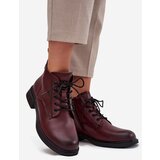 VINCEZA Insulated Leather Women's Boots Low Heel | shoptok.hr