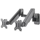 Manhattan 2-struki Zidni nosač za monitor 43,2 cm (17") - 81,3 cm (32") Vrtljivi nosač, Podesiv po visini, Nagibni i okretni | Eponuda.ba