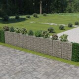 vidaXL Gabion stena iz pocinkanega jekla 630x30x100 cm Cene