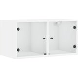 Zidni ormarić sa staklenim vratima bijeli 68,5 x 37 x 35 cm | shoptok.hr