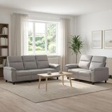  Set sofe 2 pcs Oblačnosiva Tkanina | shoptok.hr