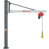 Vetter Stebrni vrtljivi žerjav UNILIFT US, z električnim verižnim dvigalom BL, nosilnost 80 kg, doseg 3,9 m | Shoptok.si