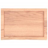 Stolna ploča svjetlosmeđa 60x40x(2-6) cm tretirana hrastovina | shoptok.hr