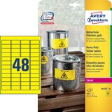 Avery Zweckform Zelo odporne etikete iz poliestra, rumene 45,7 x 21,2 mm | Shoptok.si