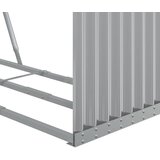  Držač za cjepanice svjetlosivi 120x45x100 cm pocinčani čelik | shoptok.hr