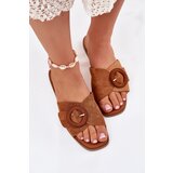 Boto Classic Women's Flat Sandals Beige Scazze | ePonuda.com