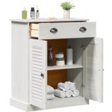 vidaXL Kupaonski ormar Bijela 68 x 34 x 80 cm Masivna borovina | shoptok.hr