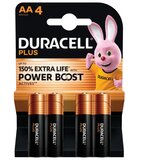  BATERIJA ALKALNA 1,5V AAA PLUS BOOST PK4 DURACELL LR03 BLISTER Cijene