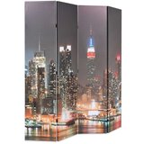  Sklopiva sobna pregrada sa slikom New Yorka noću 160 x 170 cm | shoptok.hr