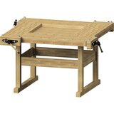 ANKE miza za skobljanje s 4 delovnimi postajami, z 8 pari aluminijastih okroglih skob, vxšxg 880 x 1620 x 1620 mm Cene