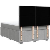  Krevet box spring s madracem svjetlosiva 160x200 cm tkanina | shoptok.hr