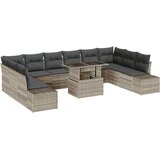  Sjedeća garnitura za vrt s pohranom 11 pcs Poli ratan | shoptok.hr