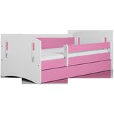  Drveni dječji krevet Classic 2 s ladicom - rozi - 140x80 cm - Bez madraca | shoptok.hr