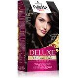 Schwarzkopf Palette Deluxe permanentna barva za lase odtenek 1-0 (900) Deep Natural Black 1 kos | Shoptok.si