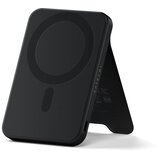  Magnetna zunanja baterija 5000mAh MagSafe & Qi2 z vgrajenim stojalom, Črna, (5000190923) | Shoptok.si