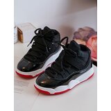 Kesi Children's sports lace-up shoes Black and red Darina | Shoptok.si