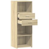  Visoka komoda boja hrasta 45 x 42,5 x 124 cm konstruirano drvo | Eponuda.com