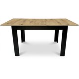  Pravokutni rastezljivi stol 120–160 × 80 cm za kuhinju i blagovaonicu, za 4–6 osoba, artisan hrast | shoptok.hr