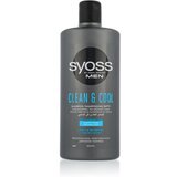 Syoss Men Clean & Cool 500 ml šampon mastni lasje normalni lasje za moške | Shoptok.si