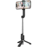 tripod selfie za mobitel do 7″ + daljinski bluetooth BOROFONE BY9 Streamer mini live broadcast black