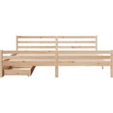 vidaXL okvir kreveta bez madraca 200 x 200 cm od masivne borovine | shoptok.hr