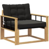  Set vanjskih sofa Čvrsto drvo akacije i Textilene Bijela | shoptok.hr