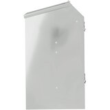  Hranilica za zečeve Srebrno 64.5 x 25.5 x 45.5 cm Cinkani čelik | shoptok.hr