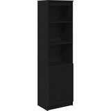  Visoka komoda crni hrast 50x35x180 cm od konstruiranog drva | Eponuda.ba