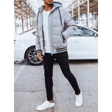 DStreet Kurtka zimowa męska pikowana szara | Shoptok.si