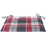 vidaXL Jastuci za vrtne stolice 4kom crveni karirani 40x40x3cm tkanina Cijene