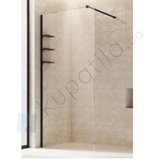 Tuš kabina Walk in sa policom 80cm crna Dasbad | Eponuda.ba