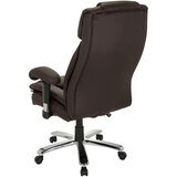 MID.YOU PISARNIŠKI STOL tekstil temno rjava | Shoptok.si