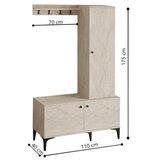 Hanah home cipelarnik sa čivilukom lex travertine | ePonuda.com