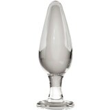 Icicles br. 26 - stožasti stakleni analni dildo (proziran) | shoptok.hr