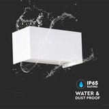  LED spoljašnja zidna svetiljka LED/24W/230V 3000K IP65 bela | Eponuda.com