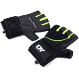 DY Nutrition Soft Touch Rukavice, Crno-zelene Cene